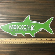 MAXXON GREEN 'TARPON' STICKER