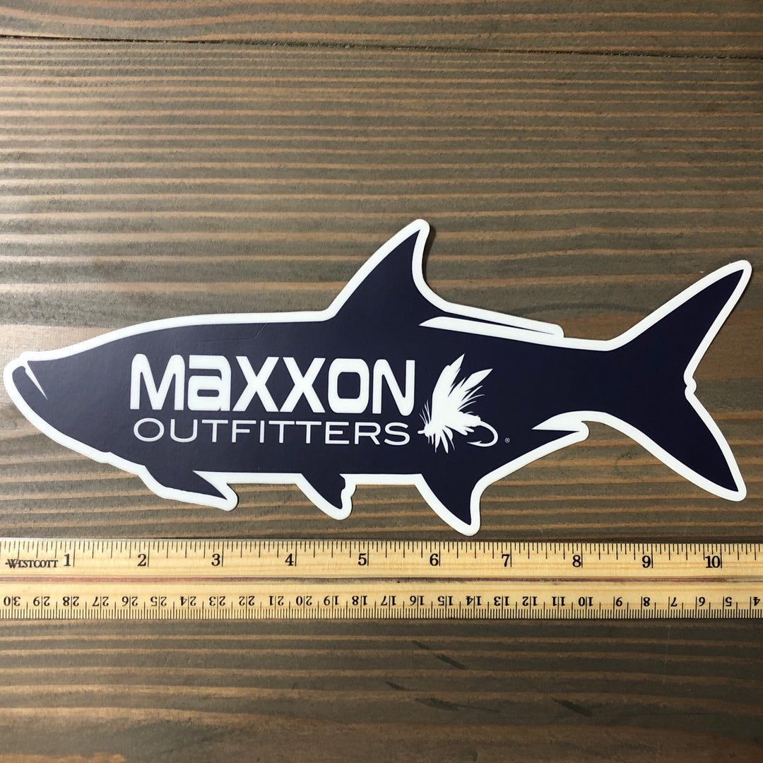 MAXXON BLUE 'TARPON' STICKER