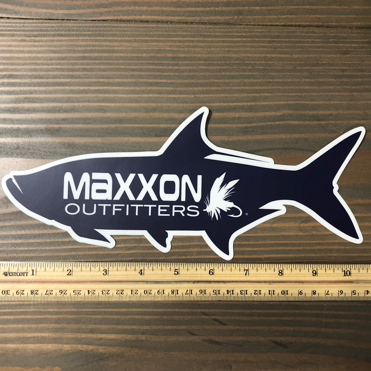 MAXXON BLUE 'TARPON' STICKER