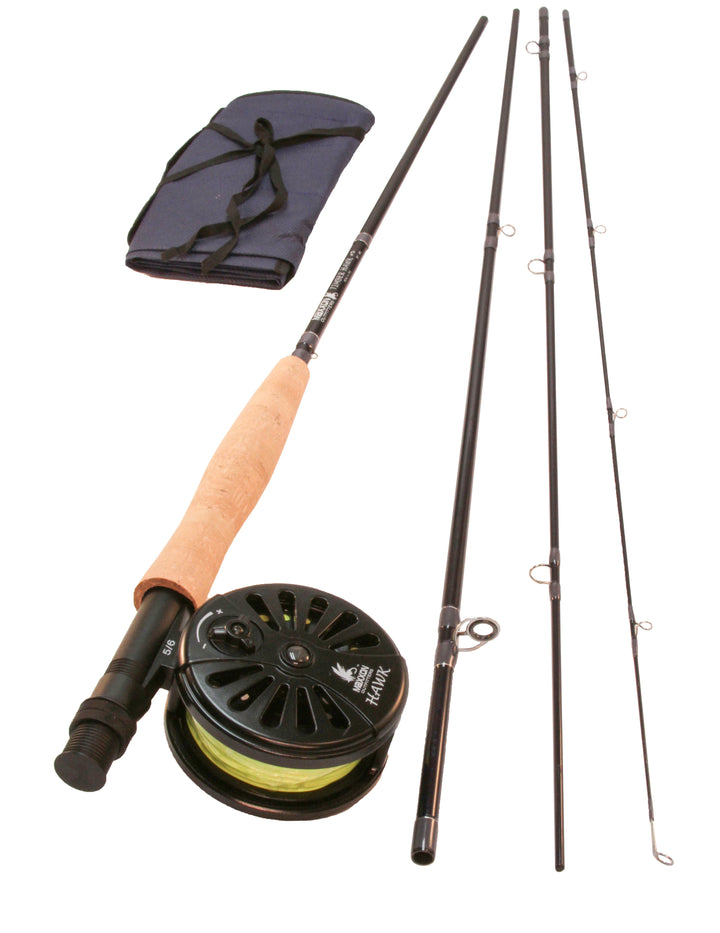 Timber Hawk Fly Fishing Rod and Reel Combo | Maxxon Fly